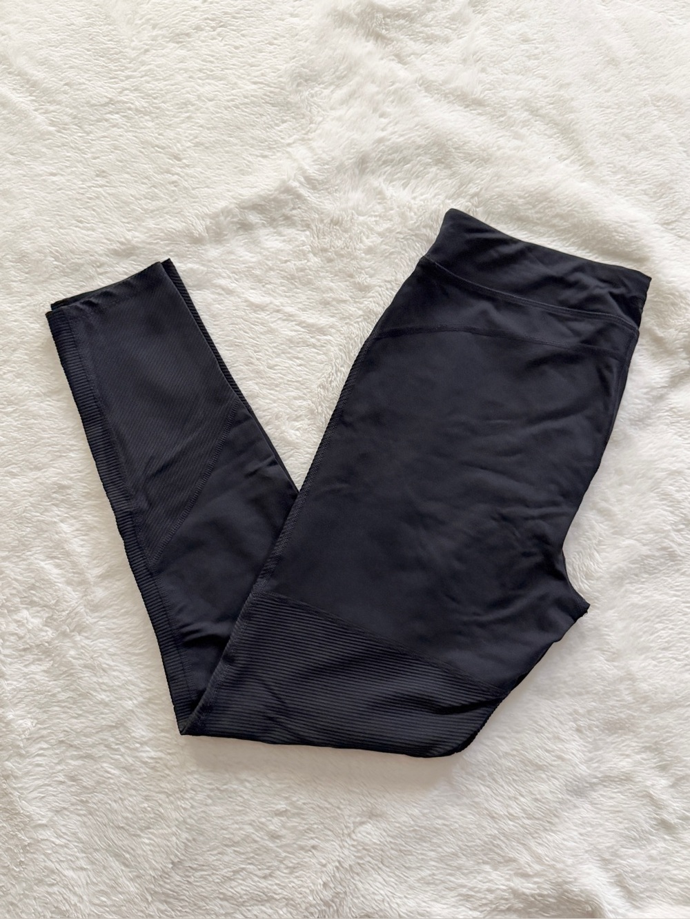 C9 Champion Ribbed Panel Moto Leggings Black Size Large